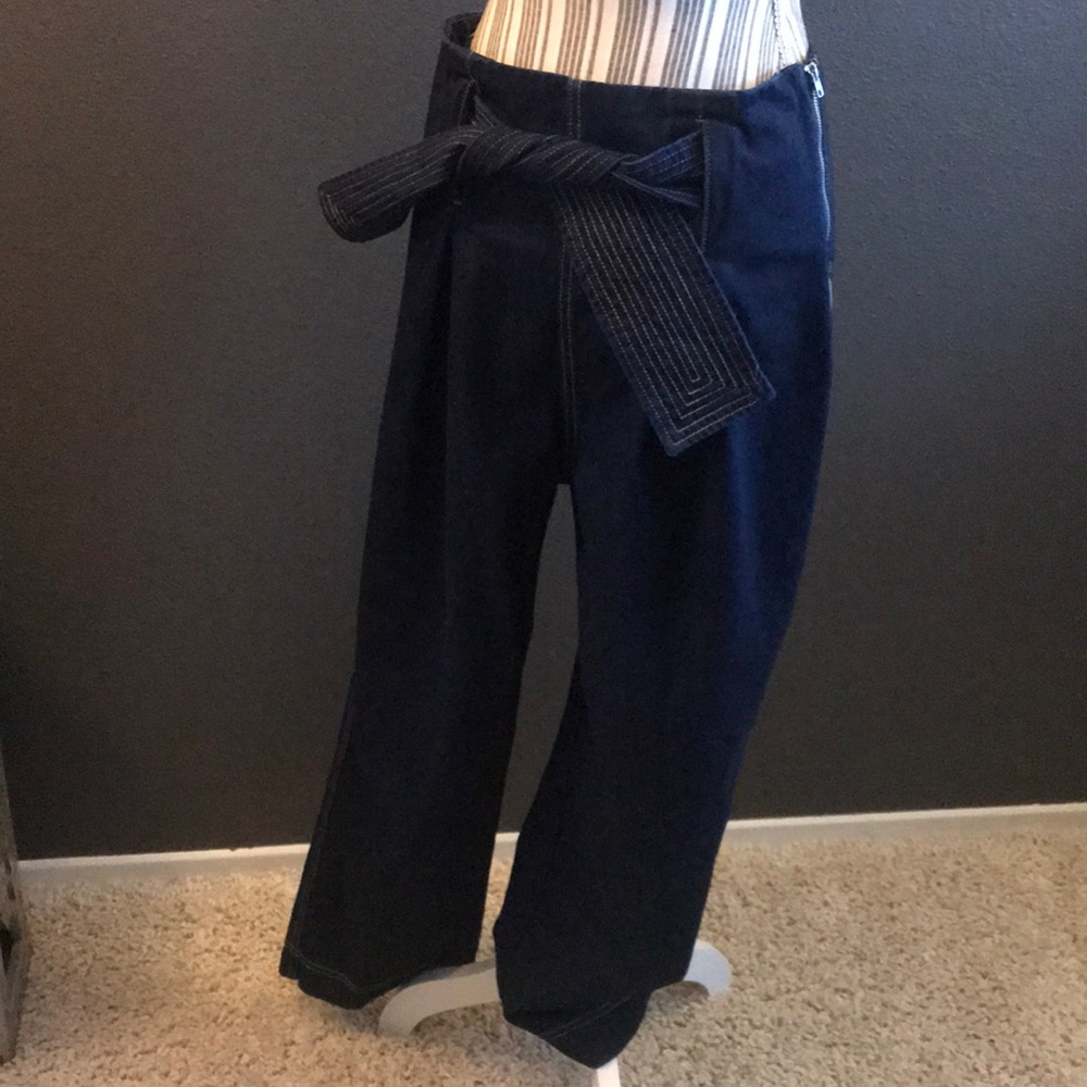 Current air LA Jeans, high waist, crop, wide leg